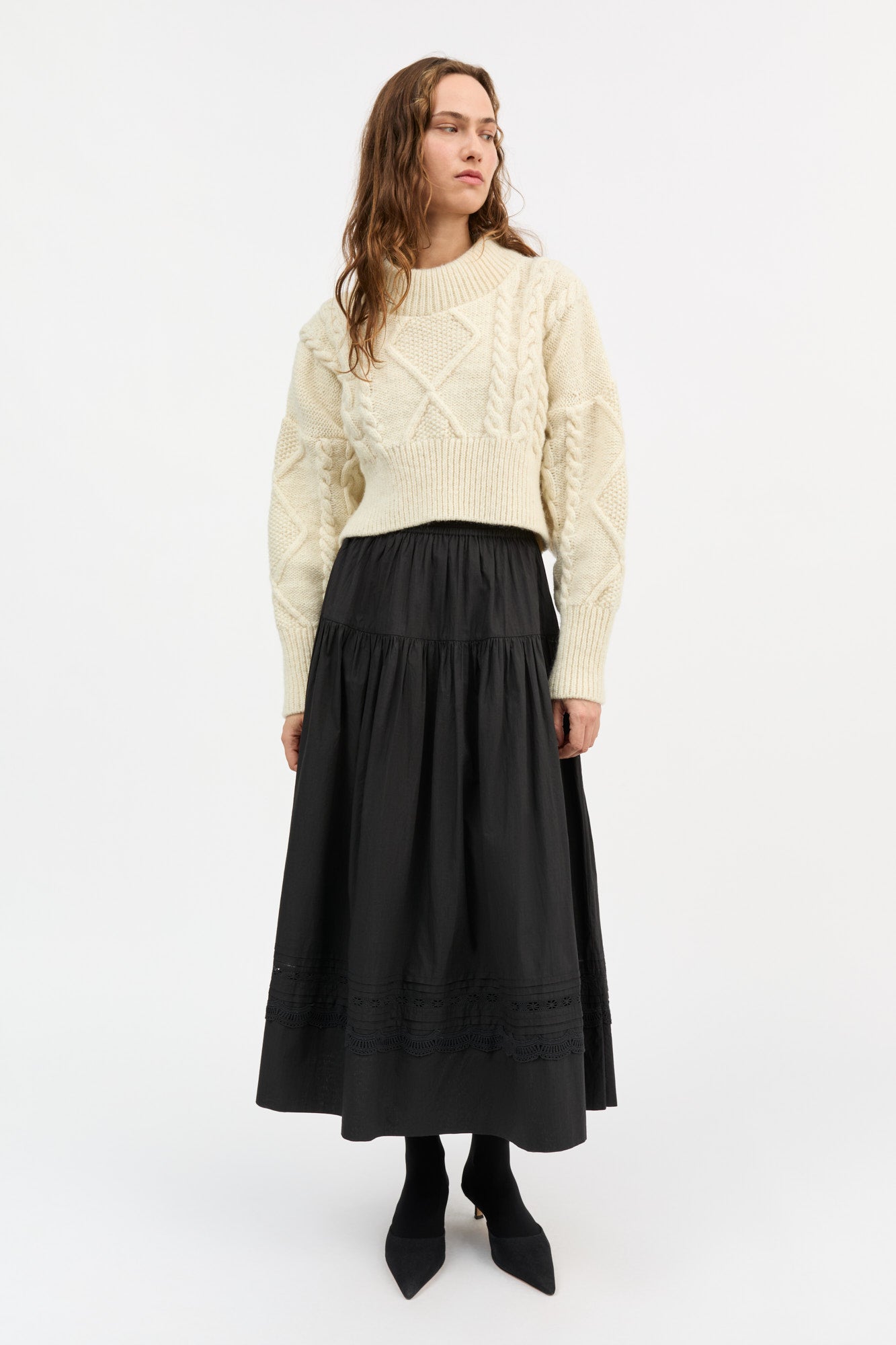 Skall Studio Leaf skirt Skirt Black